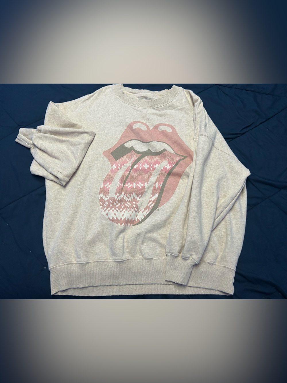 American Eagle Outfitters Sweatshirt with Tongue Graphic